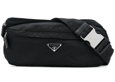 prada fanny pack velvet|prada nylon shoulder bag black.